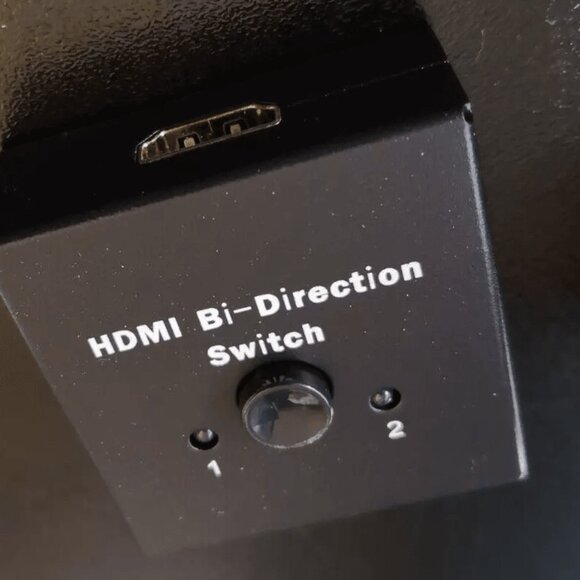 HDMI Bi-Direction Switch Video Adapter for Monitors, PC, Display TV. Switch BTN - Picture 3 of 4